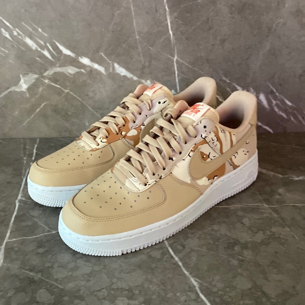 Nike Air Force 1 Low Desert Camo Mens Shoes New Size 9